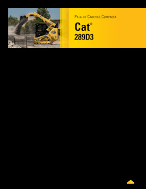 Chargeurs compacts Caterpillar 289D Serie 3 Deltalader