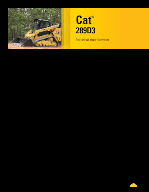 Chargeurs compacts Caterpillar 289D Serie 3 Deltalader