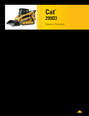 Chargeurs compacts Caterpillar 299D Serie 3 Deltalader
