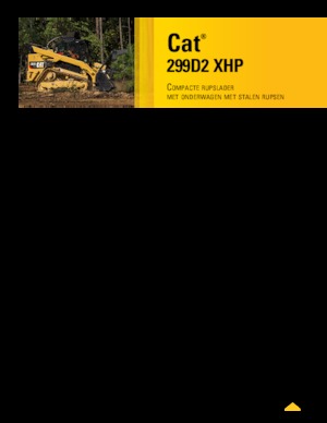 Chargeurs compacts Caterpillar 299D2  XHP