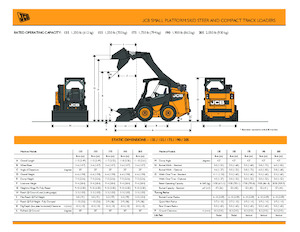 Chargeurs compacts JCB 300
