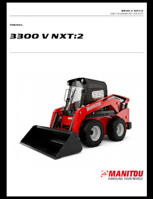 Chargeurs compacts Manitou 3300V NXT:2