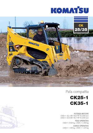 Chargeurs compacts Komatsu CK35-1