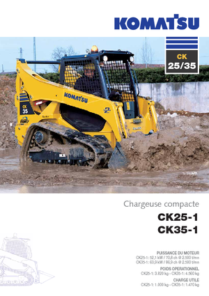 Chargeurs compacts Komatsu CK35-1
