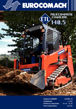 Chargeurs compacts Eurocomach ETL 140.5