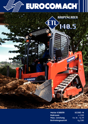 Chargeurs compacts Eurocomach ETL 140.5