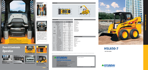 Chargeurs compacts Hyundai HSL 650-7