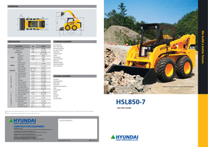 Chargeurs compacts Hyundai HSL 850-7