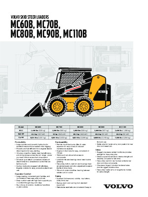 Chargeurs compacts Volvo MC70B