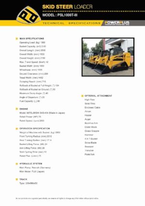 Chargeurs compacts PowerPlus PSL1000T-III 