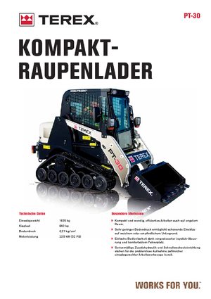 Chargeurs compacts Terex PT 30