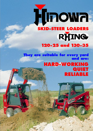 Chargeurs compacts Hinowa Rhino 130-35