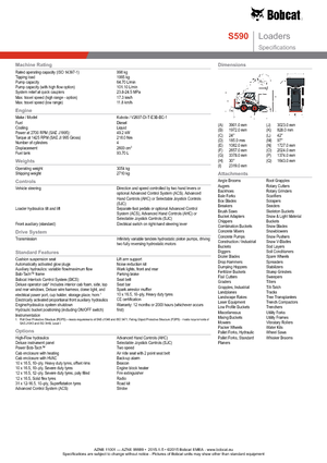 Chargeurs compacts Bobcat S590
