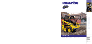 Chargeurs compacts Komatsu SK05J-2