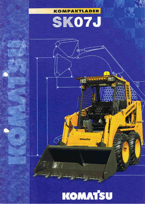 Chargeurs compacts Komatsu SK07J