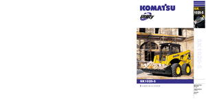 Chargeurs compacts Komatsu SK1020-5 Super Flow