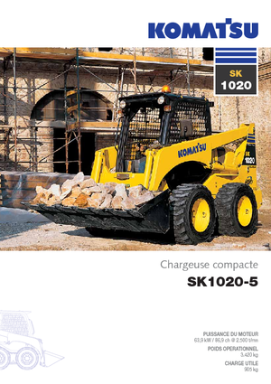 Chargeurs compacts Komatsu SK1020-5 turbo