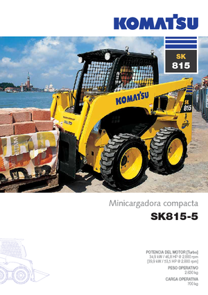 Chargeurs compacts Komatsu SK815-5