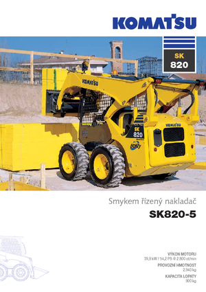 Chargeurs compacts Komatsu SK820-5