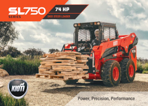 Chargeurs compacts Kioti SL750 Canopy