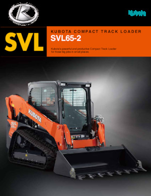 Chargeurs compacts Kubota SVL65-2
