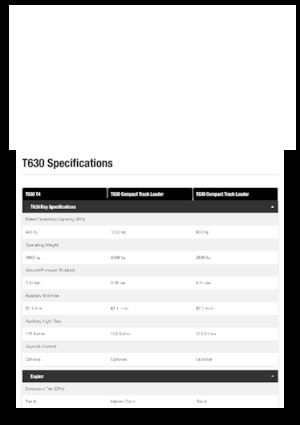 Chargeurs compacts Bobcat T630