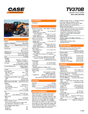 Chargeurs compacts Case TV370B