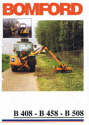 Faucheuses pour talus Bomford B 458