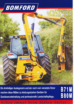 Faucheuses pour talus Bomford B 71M