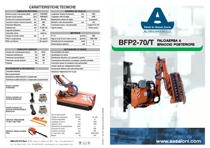 Faucheuses pour talus Assaloni BFP 2