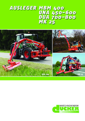 Faucheuses pour talus Dücker UNA 500 TTM