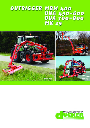 Faucheuses pour talus Dücker UNA 500 TTM