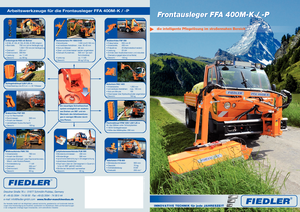 Faucheuses pour talus Fiedler FFA 400 M-P