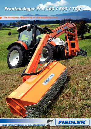 Faucheuses pour talus Fiedler FFA 500