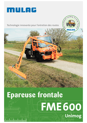 Faucheuses pour talus Mulag FME 600
