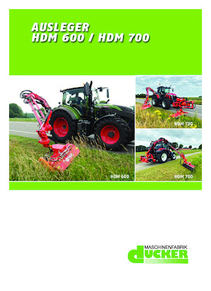 Faucheuses pour talus Dücker HDM 600  VMS 1200