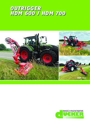 Faucheuses pour talus Dücker HDM 600  VMS 1200