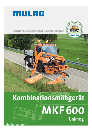 Faucheuses pour talus Mulag MKF 600