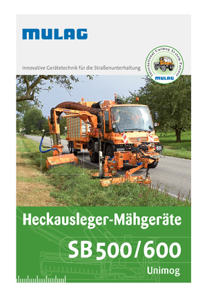 Faucheuses pour talus Mulag SB 500