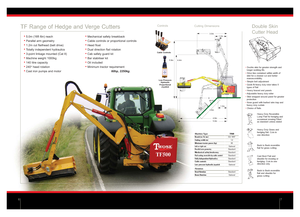 Faucheuses pour talus Twose TF 500
