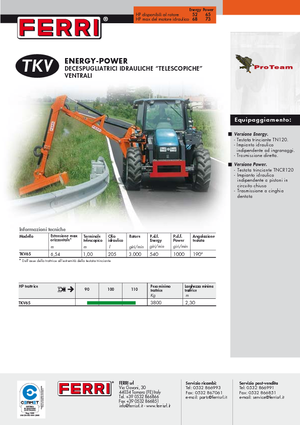 Faucheuses pour talus Ferri TKV 65