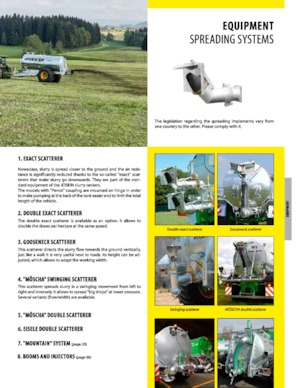 Injecteurs de lisier Joskin TERRAFLEX/3 5200/13SHK/3