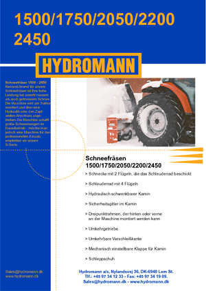 Coupe-neige Hydromann 2050