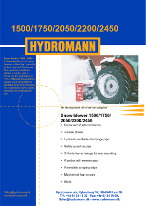 Coupe-neige Hydromann 2050