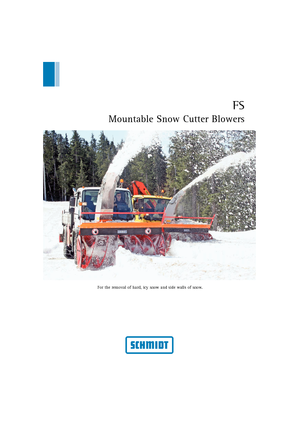 Coupe-neige / souffleuses Schmidt FS 90