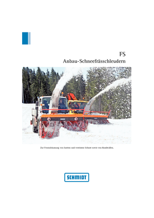 Coupe-neige / souffleuses Schmidt FS 90