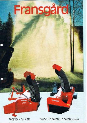 Coupe-neige Fransgard S 245 proff