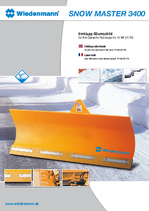 Chasses-neige légers Wiedenmann 3400