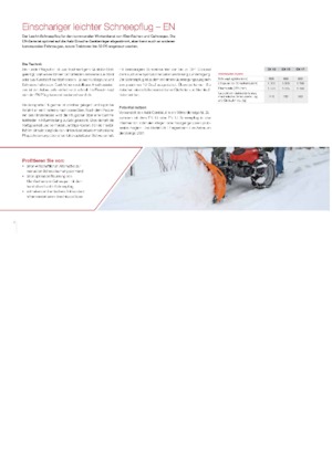 Chasses-neige légers Schmidt EN 17