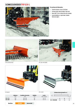 Chasses-neige légers Bauer SCH-L 1500